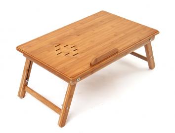 Bambusov stolek pod notebook