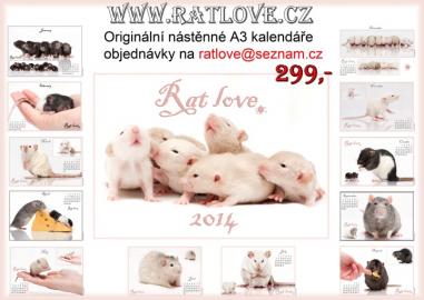 Potkan kalend Rat love 2014